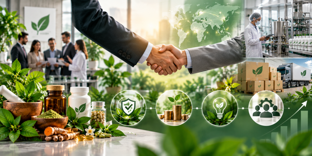 Contract manufacturing partnership for wellness brands